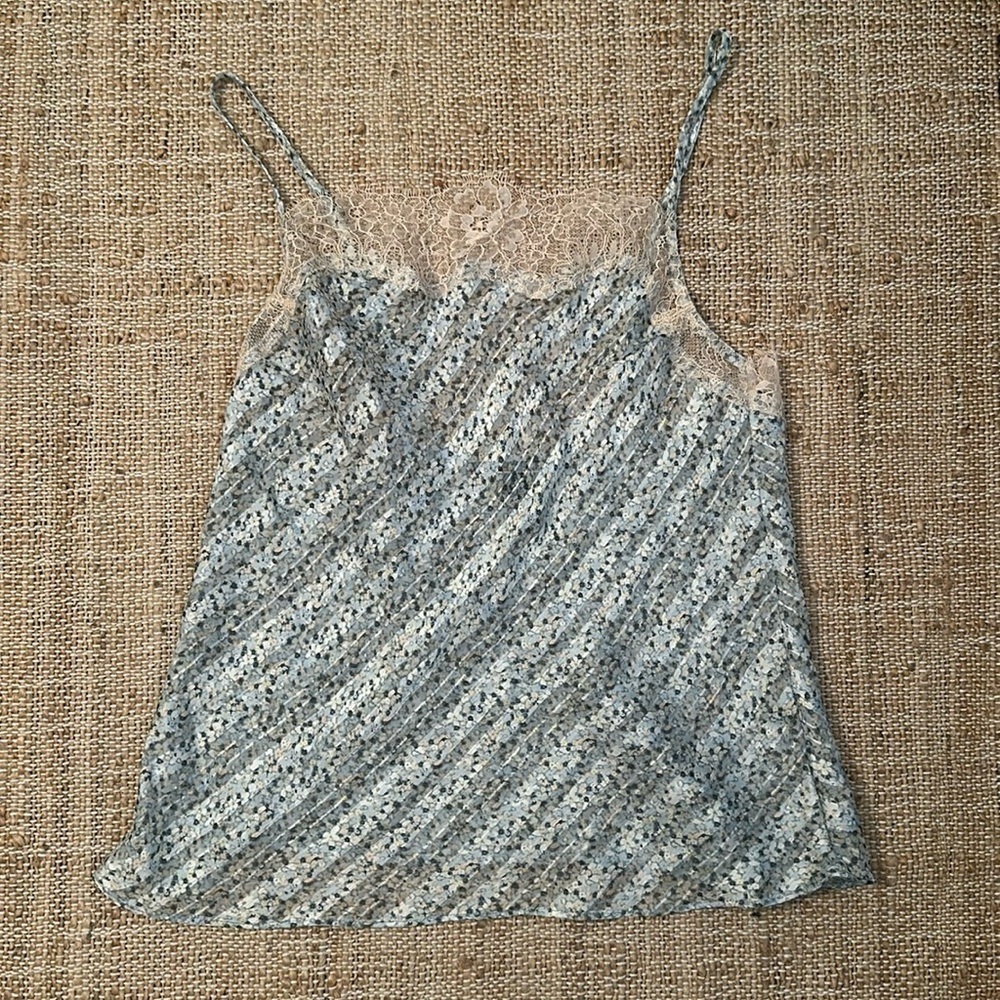 Victoria’s Secret floral and lace camisole Small